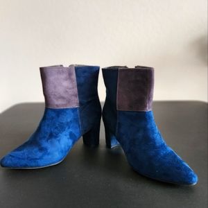 Color block women's boots